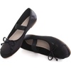 image:imageHee grand Womens Cute Round Toe Ballerina Flats Bowknot Mary Jane Shoes Comfort Dancing Shoes Elegant Satin Dress Shoes521black