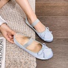 image:imageHee grand Womens Cute Round Toe Ballerina Flats Bowknot Mary Jane Shoes Comfort Dancing Shoes Elegant Satin Dress Shoes521blue
