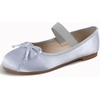 image:imageHee grand Womens Cute Round Toe Ballerina Flats Bowknot Mary Jane Shoes Comfort Dancing Shoes Elegant Satin Dress Shoes521blue