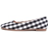 image:imageHee grand Womens Flats Square Toe Ballet Shoes Casual Flats Satin Dress Shoes Comfort SlipOn LoafersClothblack White