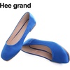 image:imageHee grand Womens Flats Square Toe Ballet Shoes Casual Flats Satin Dress Shoes Comfort SlipOn LoafersSatinblue