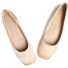 image:imageHee grand Womens Flats Square Toe Ballet Shoes Casual Flats Satin Dress Shoes Comfort SlipOn LoafersSatinchampagne
