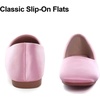 image:imageHee grand Womens Flats Square Toe Ballet Shoes Casual Flats Satin Dress Shoes Comfort SlipOn LoafersSatinpink