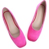 image:imageHee grand Womens Flats Square Toe Ballet Shoes Casual Flats Satin Dress Shoes Comfort SlipOn LoafersSatinrose