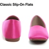 image:imageHee grand Womens Flats Square Toe Ballet Shoes Casual Flats Satin Dress Shoes Comfort SlipOn LoafersSatinrose