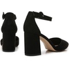image:imageHee grand Womens Heels Closed Toe Ankle Strap Chunky Block High Heel Sandals Dress Evening Party Platform Pump Shoes055black