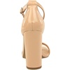 image:imageHee grand Womens Heels Closed Toe Ankle Strap Chunky Block High Heel Sandals Dress Evening Party Platform Pump ShoesPuapricot95cm