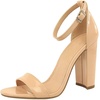 image:imageHee grand Womens Heels Closed Toe Ankle Strap Chunky Block High Heel Sandals Dress Evening Party Platform Pump ShoesPuapricot95cm