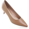 image:imageHee grand Womens Kitten Heels Pumps Classic Low Heel Slip On Closed Pointed Toe Pumps Office Work Dress Pump Shoes033brown2 Inch