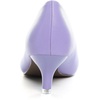 image:imageHee grand Womens Kitten Heels Pumps Classic Low Heel Slip On Closed Pointed Toe Pumps Office Work Dress Pump Shoes033light Purple2 Inch