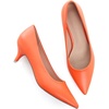 image:imageHee grand Womens Kitten Heels Pumps Classic Low Heel Slip On Closed Pointed Toe Pumps Office Work Dress Pump Shoes033orange2 Inch