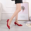 image:imageHee grand Womens Kitten Heels Pumps Classic Low Heel Slip On Closed Pointed Toe Pumps Office Work Dress Pump Shoes033red2 Inch