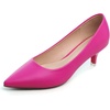 image:imageHee grand Womens Kitten Heels Pumps Classic Low Heel Slip On Closed Pointed Toe Pumps Office Work Dress Pump Shoes033rose2 Inch