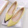 image:imageHee grand Womens Kitten Heels Pumps Classic Low Heel Slip On Closed Pointed Toe Pumps Office Work Dress Pump Shoes033yellow2 Inch