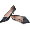image:imageHee grand Womens Kitten Heels Pumps Classic Low Heel Slip On Closed Pointed Toe Pumps Office Work Dress Pump Shoes084black2 Inch
