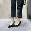 image:imageHee grand Womens Kitten Heels Pumps Classic Low Heel Slip On Closed Pointed Toe Pumps Office Work Dress Pump Shoes084black2 Inch