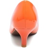 image:imageHee grand Womens Kitten Heels Pumps Classic Low Heel Slip On Closed Pointed Toe Pumps Office Work Dress Pump Shoes084orange2 Inch