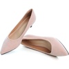 image:imageHee grand Womens Kitten Heels Pumps Classic Low Heel Slip On Closed Pointed Toe Pumps Office Work Dress Pump Shoes129pink14 Inch