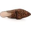 image:imageHee grand Womens Mules Bowknot Suede Comfortable Slip On Flats Closed Pointed Toe Backless Loafers Mules for Women004leopard Brown
