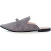 image:imageHee grand Womens Mules Bowknot Suede Comfortable Slip On Flats Closed Pointed Toe Backless Loafers Mules for Women006grey