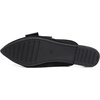 image:imageHee grand Womens Mules Bowknot Suede Comfortable Slip On Flats Closed Pointed Toe Backless Loafers Mules for Women062black