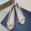 image:imageHee grand Womens Patent Leather Bow Ballet Flats Round Toe Slip On Flat Shoes Comfortable Dress Shoes for Work OfficeKhaki