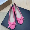 image:imageHee grand Womens Patent Leather Bow Ballet Flats Round Toe Slip On Flat Shoes Comfortable Dress Shoes for Work OfficeRose