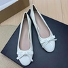 image:imageHee grand Womens Patent Leather Bow Ballet Flats Round Toe Slip On Flat Shoes Comfortable Dress Shoes for Work OfficeWhite