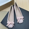 image:imageHee grand Womens Patent Leather Bow Ballet Flats Square Toe Slip On Flat Shoes Comfortable Dress Shoes for Work OfficeLight Pink
