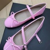 image:imageHee grand Womens Patent Leather Mary Jane Flats Round Toe Ballet Flats with Bow Knot Adjustable Buckle Ankle Strap Comfortable Dress Shoes for WorkPink