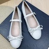 image:imageHee grand Womens Patent Leather Mary Jane Flats Round Toe Ballet Flats with Bow Knot Adjustable Buckle Ankle Strap Comfortable Dress Shoes for WorkSpace Gray