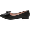 image:imageHee grand Womens Pointed Toe BowKnot Ballet Flats Casual Daily Flat Shoes Comfort Work Shoes Dress Shoes Slip on Loafers2black