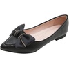 image:imageHee grand Womens Pointed Toe BowKnot Ballet Flats Casual Daily Flat Shoes Comfort Work Shoes Dress Shoes Slip on Loafers2black