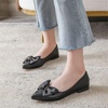 image:imageHee grand Womens Pointed Toe BowKnot Ballet Flats Casual Daily Flat Shoes Comfort Work Shoes Dress Shoes Slip on Loafers2black