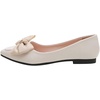 image:imageHee grand Womens Pointed Toe BowKnot Ballet Flats Casual Daily Flat Shoes Comfort Work Shoes Dress Shoes Slip on Loafers2white
