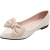 image:imageHee grand Womens Pointed Toe BowKnot Ballet Flats Casual Daily Flat Shoes Comfort Work Shoes Dress Shoes Slip on Loafers2white