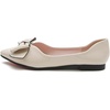 image:imageHee grand Womens Pointed Toe BowKnot Ballet Flats Casual Daily Flat Shoes Comfort Work Shoes Dress Shoes Slip on Loafers3apricot