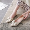 image:imageHee grand Womens Pointed Toe BowKnot Ballet Flats Casual Daily Flat Shoes Comfort Work Shoes Dress Shoes Slip on Loafers3apricot