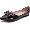 image:imageHee grand Womens Pointed Toe BowKnot Ballet Flats Casual Daily Flat Shoes Comfort Work Shoes Dress Shoes Slip on Loafers3black