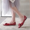 image:imageHee grand Womens Pointed Toe BowKnot Ballet Flats Casual Daily Flat Shoes Comfort Work Shoes Dress Shoes Slip on Loafers3wine
