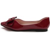 image:imageHee grand Womens Pointed Toe BowKnot Ballet Flats Casual Daily Flat Shoes Comfort Work Shoes Dress Shoes Slip on Loafers3wine