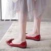 image:imageHee grand Womens Pointed Toe BowKnot Ballet Flats Casual Daily Flat Shoes Comfort Work Shoes Dress Shoes Slip on Loafers3wine
