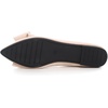 image:imageHee grand Womens Pointed Toe Flat Shoes Elegant Bow Knot Ballet Flats for Ladies Comfortable SlipOn LoafersApricot