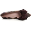 image:imageHee grand Womens Pointed Toe Flat Shoes Elegant Bow Knot Ballet Flats for Ladies Comfortable SlipOn LoafersCamouflage Brown