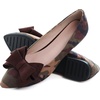 image:imageHee grand Womens Pointed Toe Flat Shoes Elegant Bow Knot Ballet Flats for Ladies Comfortable SlipOn LoafersCamouflage Brown