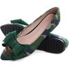 image:imageHee grand Womens Pointed Toe Flat Shoes Elegant Bow Knot Ballet Flats for Ladies Comfortable SlipOn LoafersCamouflage Green