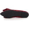 image:imageHee grand Womens Pointed Toe Flat Shoes Elegant Bow Knot Ballet Flats for Ladies Comfortable SlipOn LoafersLeopard Red