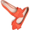 image:imageHee grand Womens Pointed Toe Flat Shoes Elegant Bow Knot Ballet Flats for Ladies Comfortable SlipOn LoafersOrange