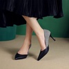 image:imageHee grand Womens Pointed Toe High Heels Glittering Sequins Dress Shoes for Wedding Party Stieletto PumpsPlaidblack