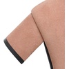 image:imageHee grand Womens Pumps Suede Square Toe Chunky Block Mid Heels Comfortable Work Heel Shoes Bow Dress Shoes187pink